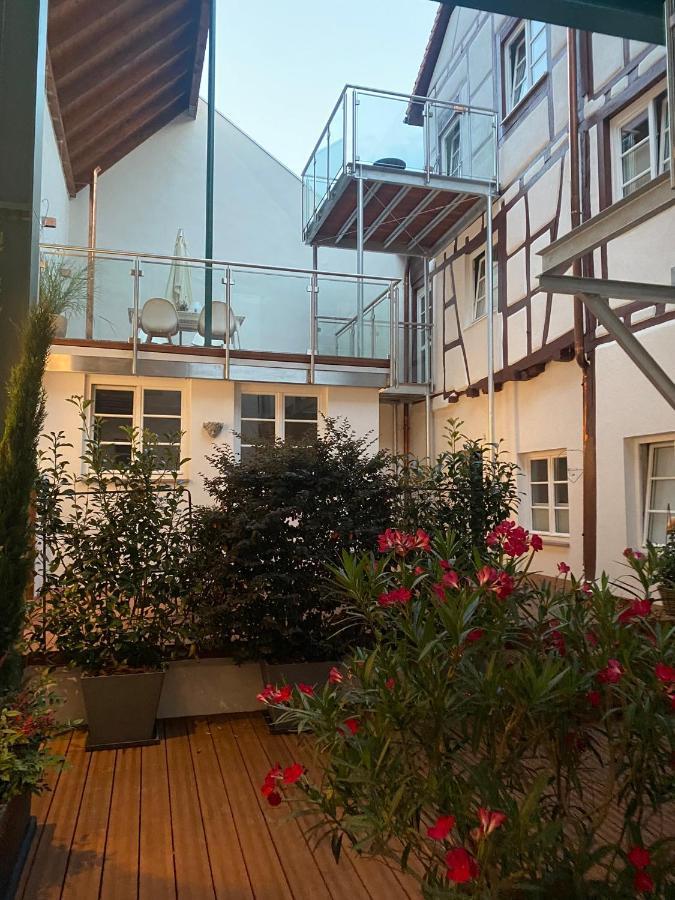 Das Schiefe Haus Wohnung Starkenburg Heppenheim  Exterior foto